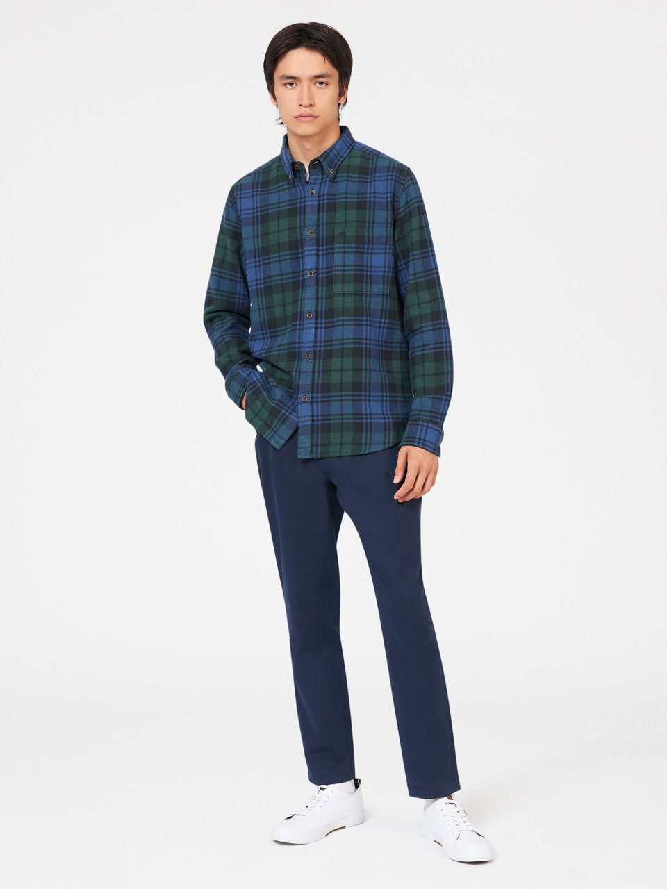 Camisas Ben Sherman Signature Tartan Check Verde | 192-HKFQYD