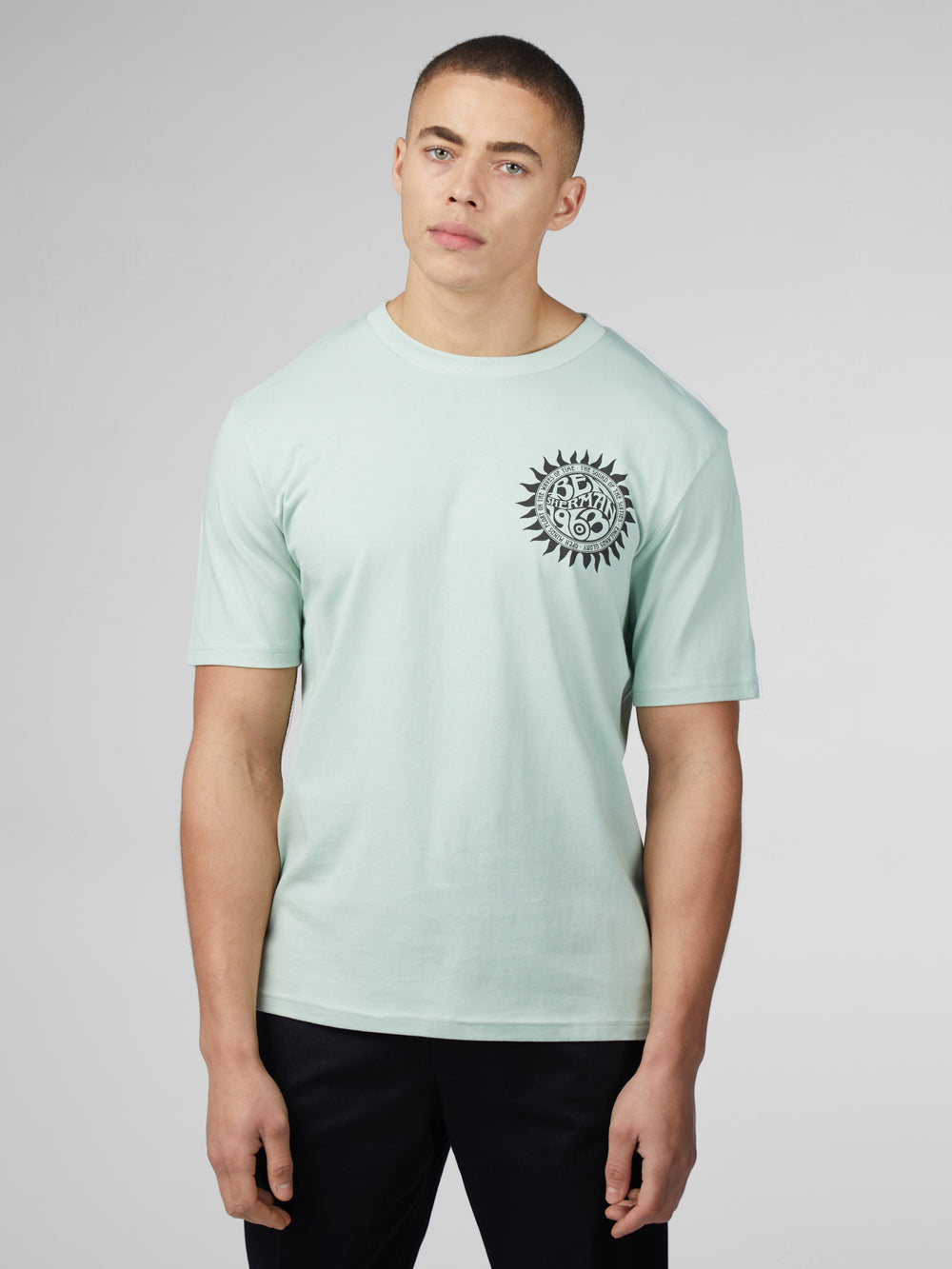 Camiseta Ben Sherman B by Ben Sherman Festival Poster Verde Menta | 371-CUIAQW