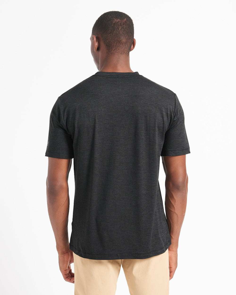 Camiseta Ben Sherman Performance Stretch Marl Negras | 912-HRBNYJ