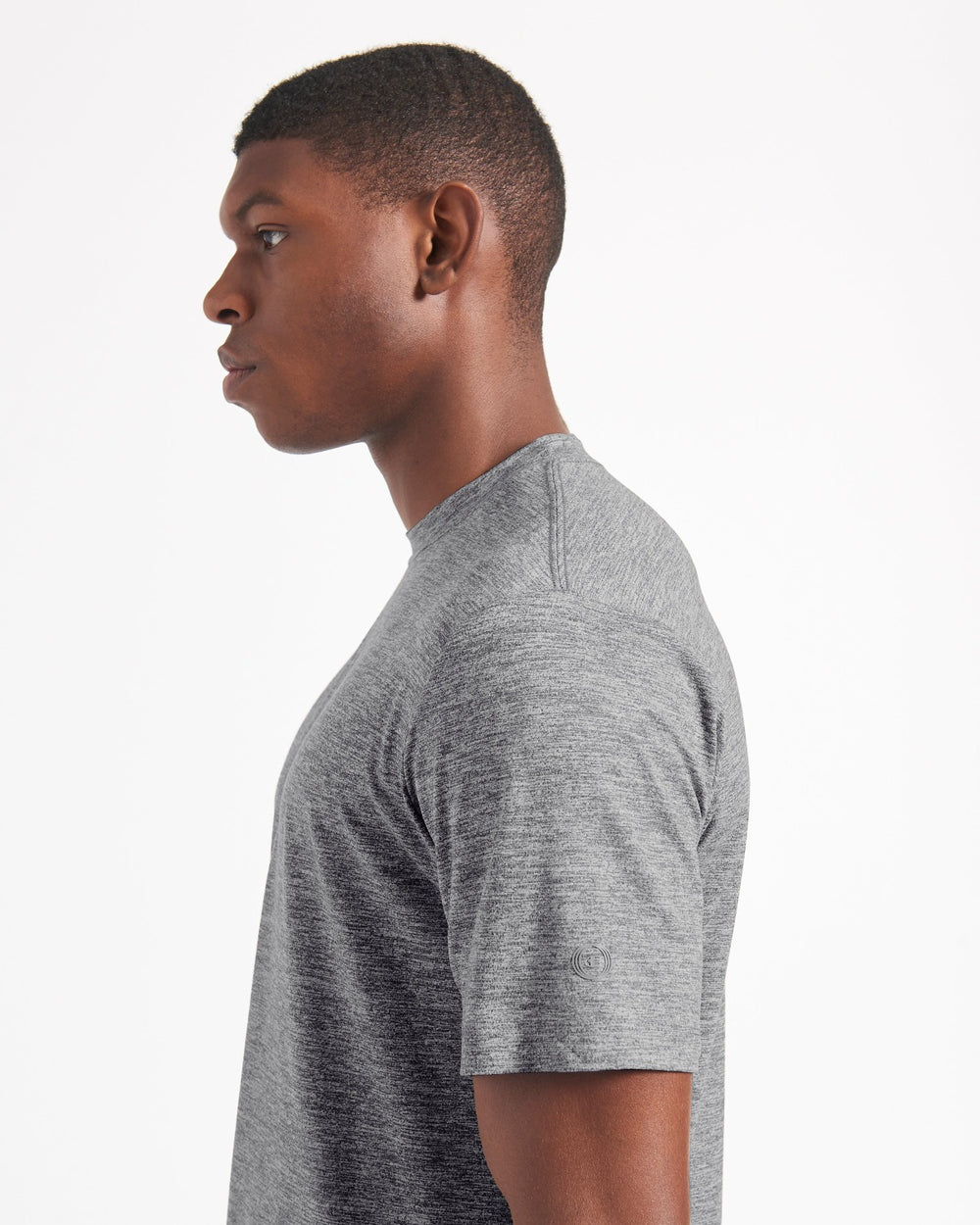 Camiseta Ben Sherman Performance Stretch Marl Gris | 396-KYQEMP