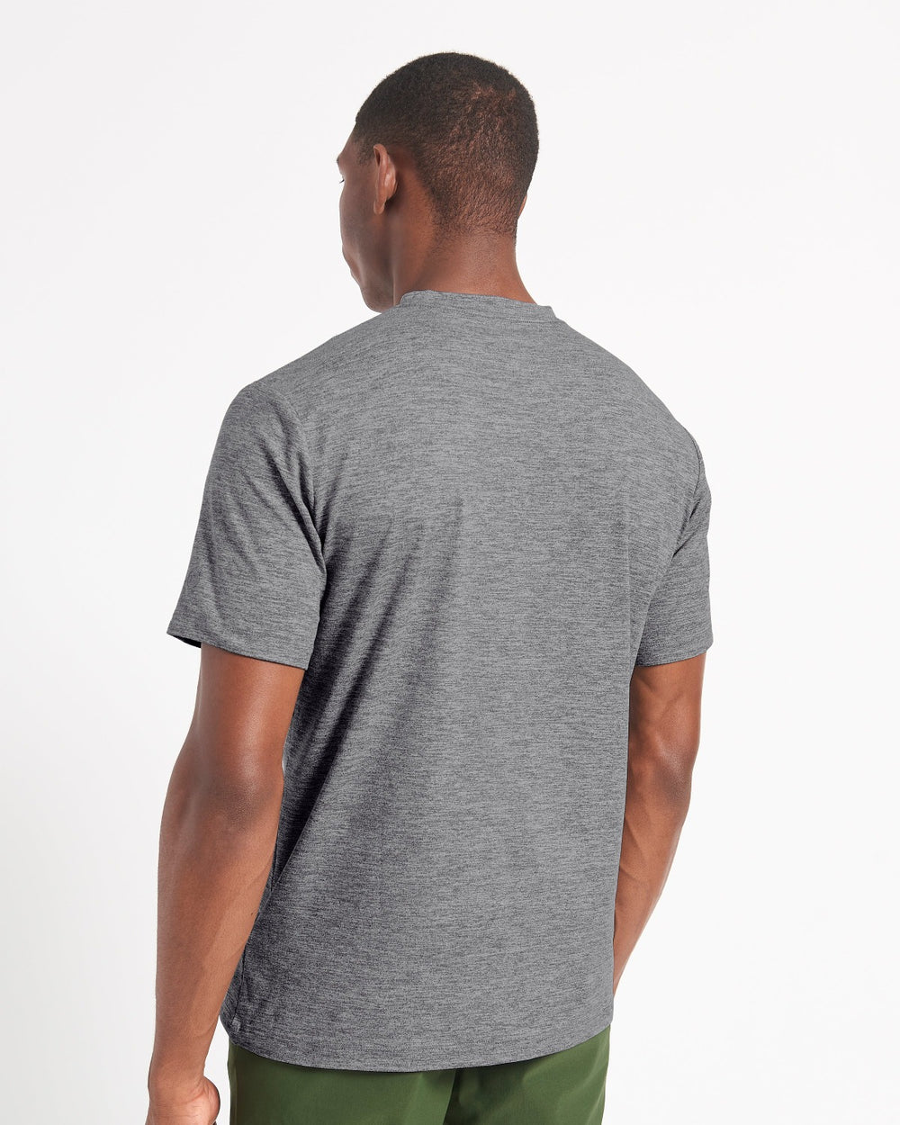 Camiseta Ben Sherman Performance Stretch Marl Gris | 396-KYQEMP