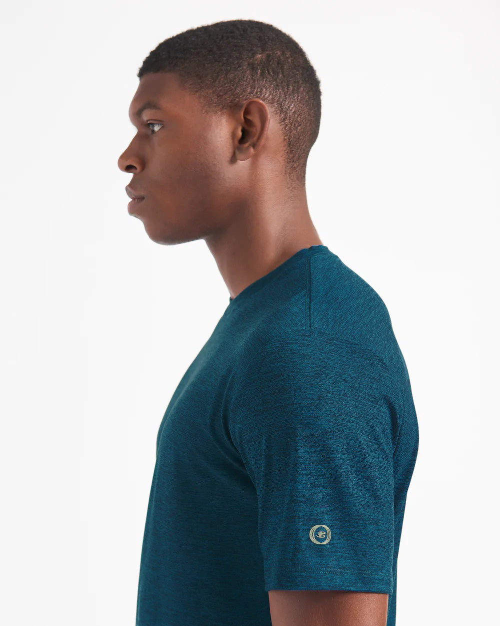 Camiseta Ben Sherman Performance Stretch Marl Heather Azul Marino | 962-YGXVDQ