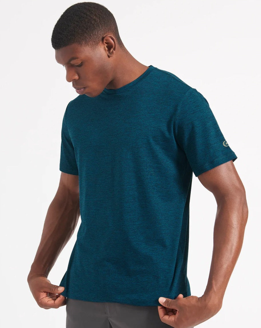 Camiseta Ben Sherman Performance Stretch Marl Heather Azul Marino | 962-YGXVDQ