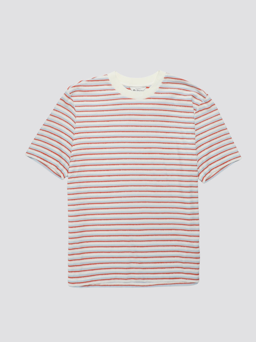 Camiseta Ben Sherman Signature Loopback Stripe Azules | 732-YGPBJW