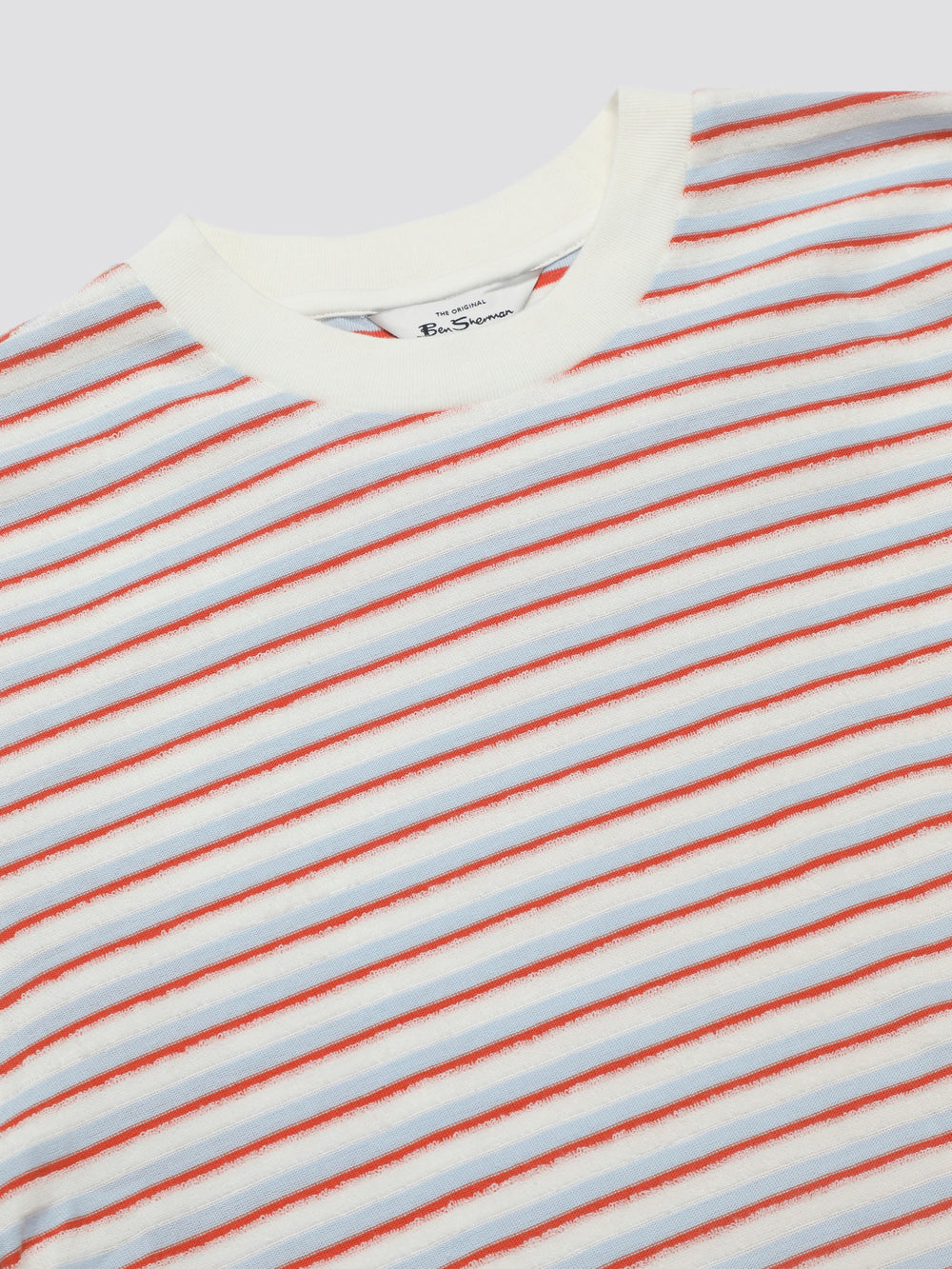 Camiseta Ben Sherman Signature Loopback Stripe Azules | 732-YGPBJW