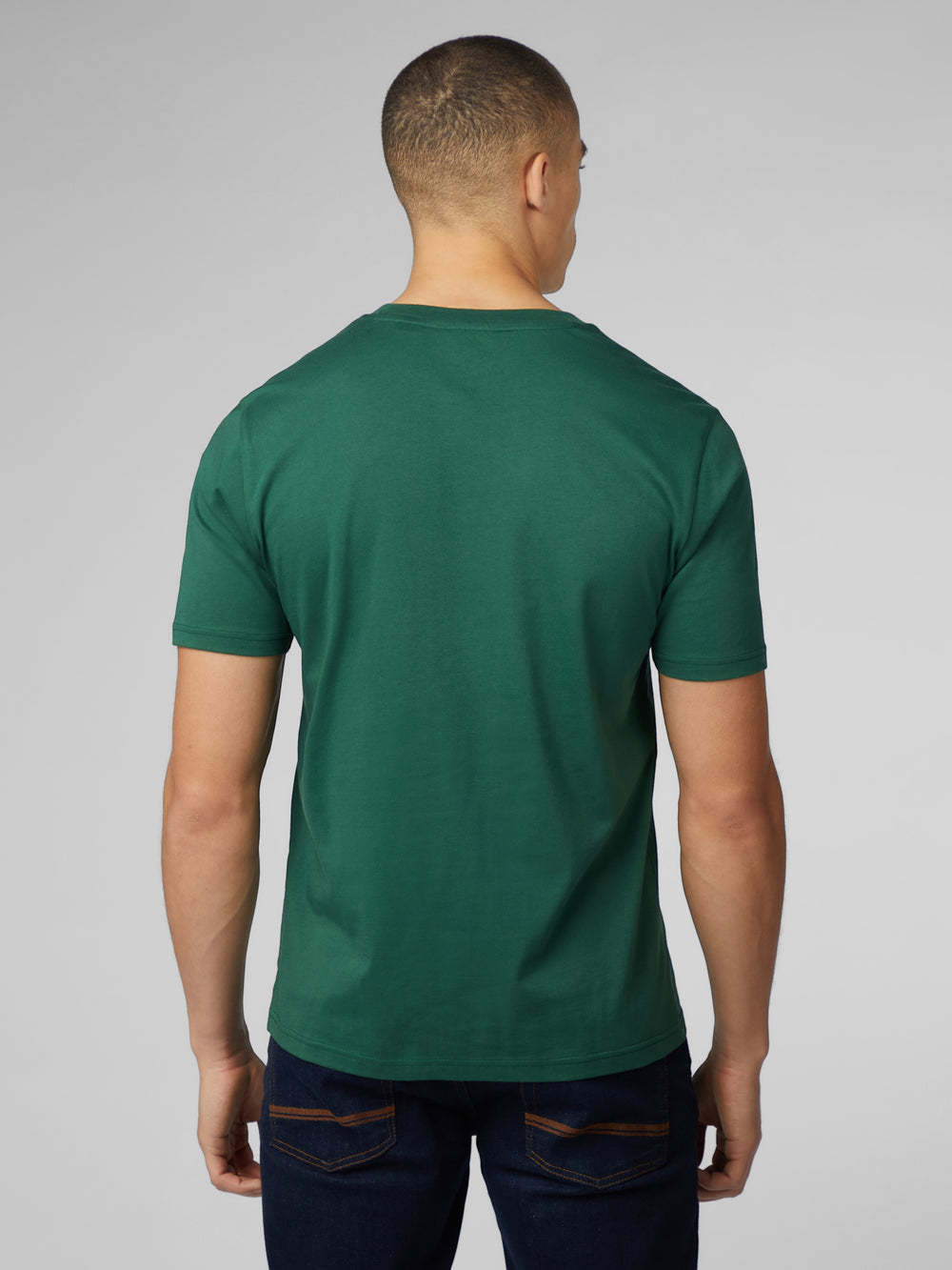 Camiseta Ben Sherman Signature Mod Head Verde | 938-XDSPEQ