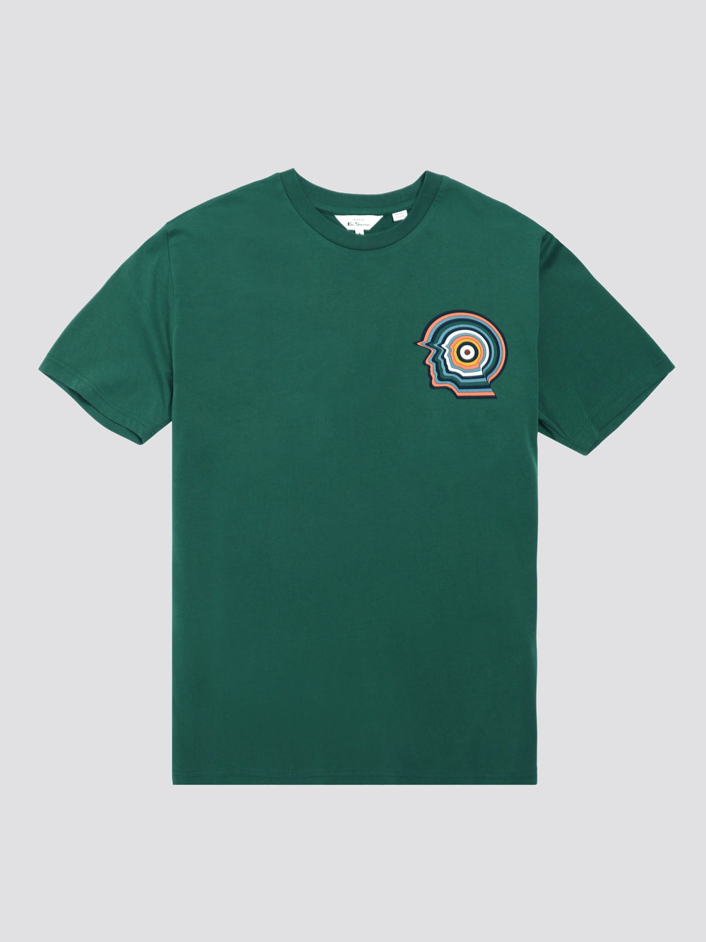 Camiseta Ben Sherman Signature Mod Head Verde | 938-XDSPEQ