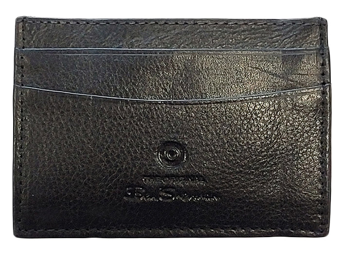 Carteras Ben Sherman Koki Leather Card Holder Negras | 263-FPKQRO