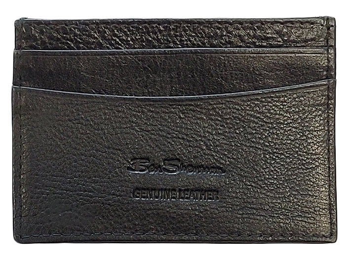 Carteras Ben Sherman Koki Leather Card Holder Negras | 263-FPKQRO