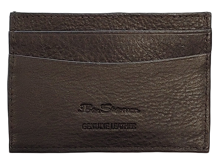 Carteras Ben Sherman Koki Leather Card Holder Marrones | 201-AQWNBV