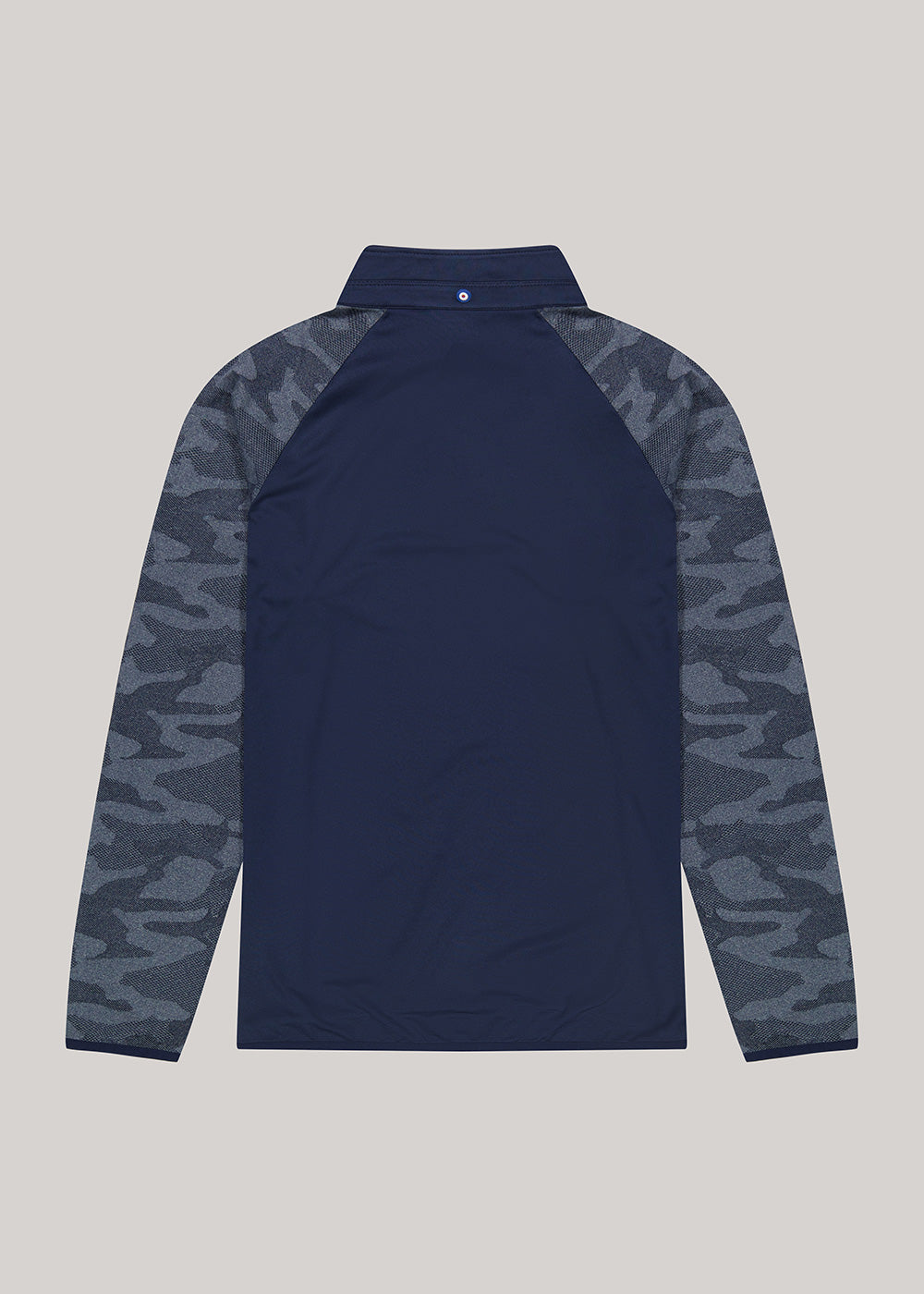 Chompas Ben Sherman Camo Jacq. Sleeve Quarter Zip Azul Marino | 601-TMDRAQ