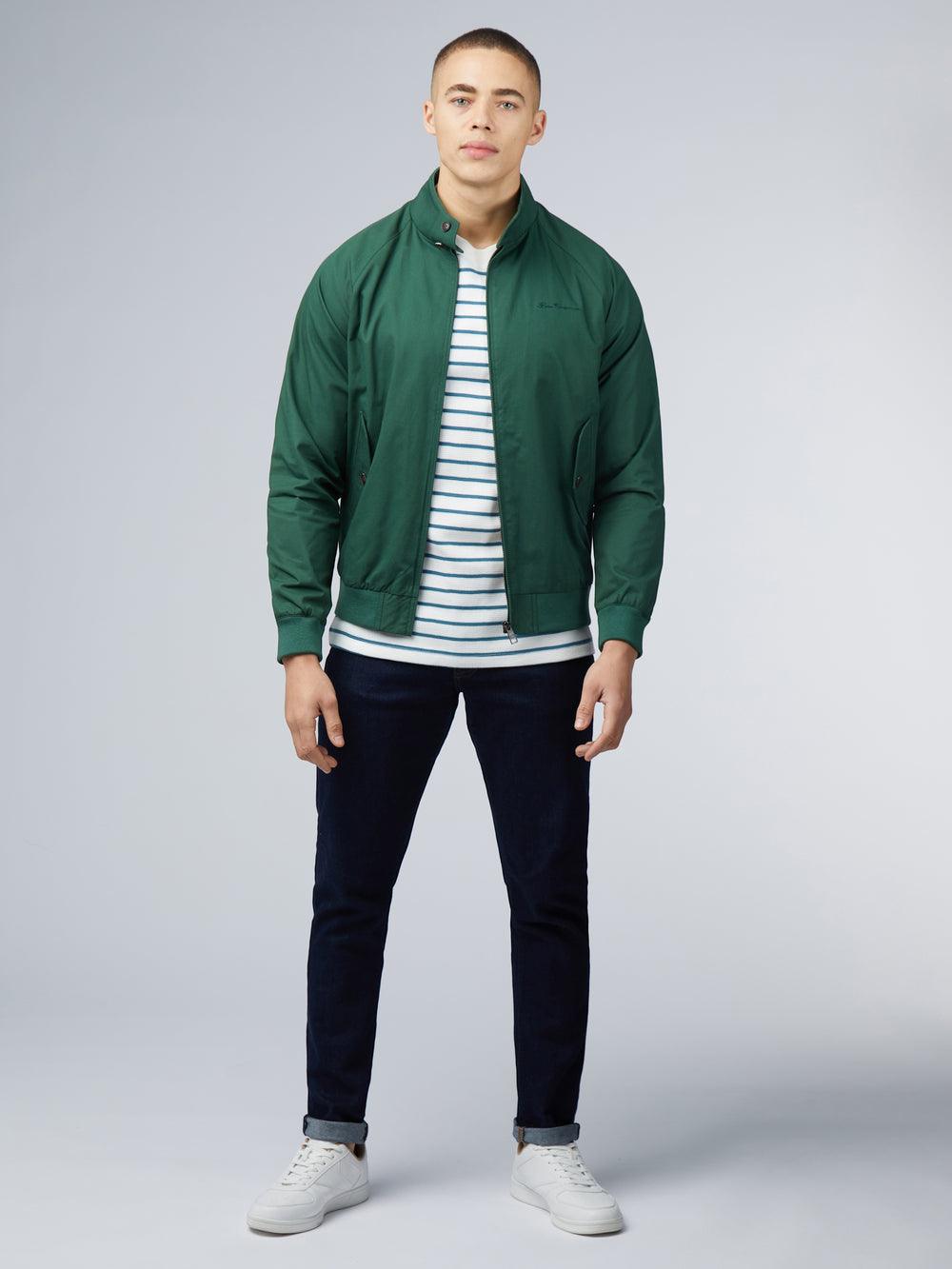 Chompas Ben Sherman Signature Harrington Verde | 143-LOBNAQ