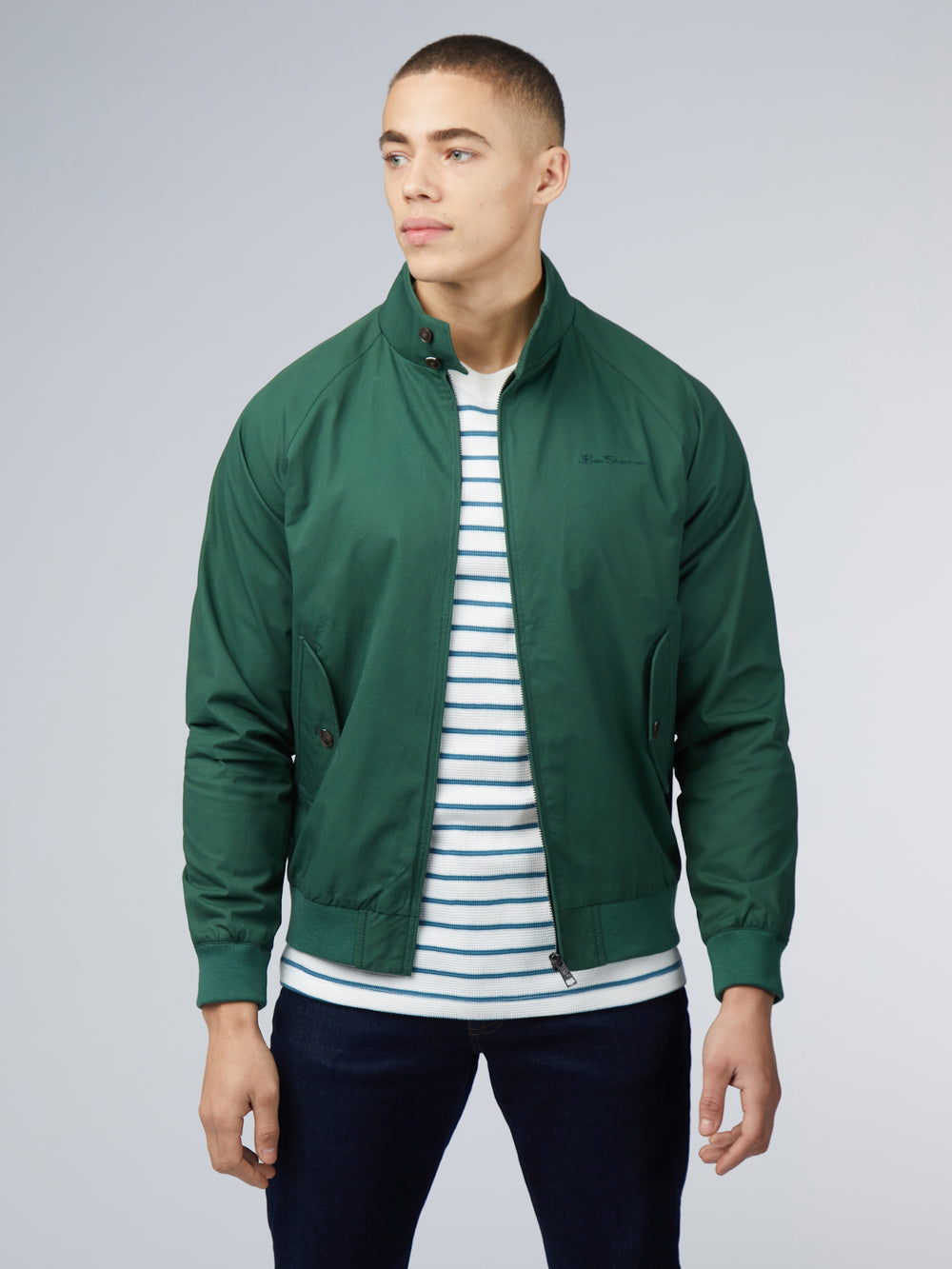 Chompas Ben Sherman Signature Harrington Verde | 143-LOBNAQ