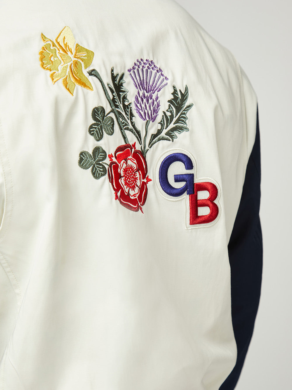 Chompas Ben Sherman Team GB Commercial Bomber Blancas | 276-PNVIXJ