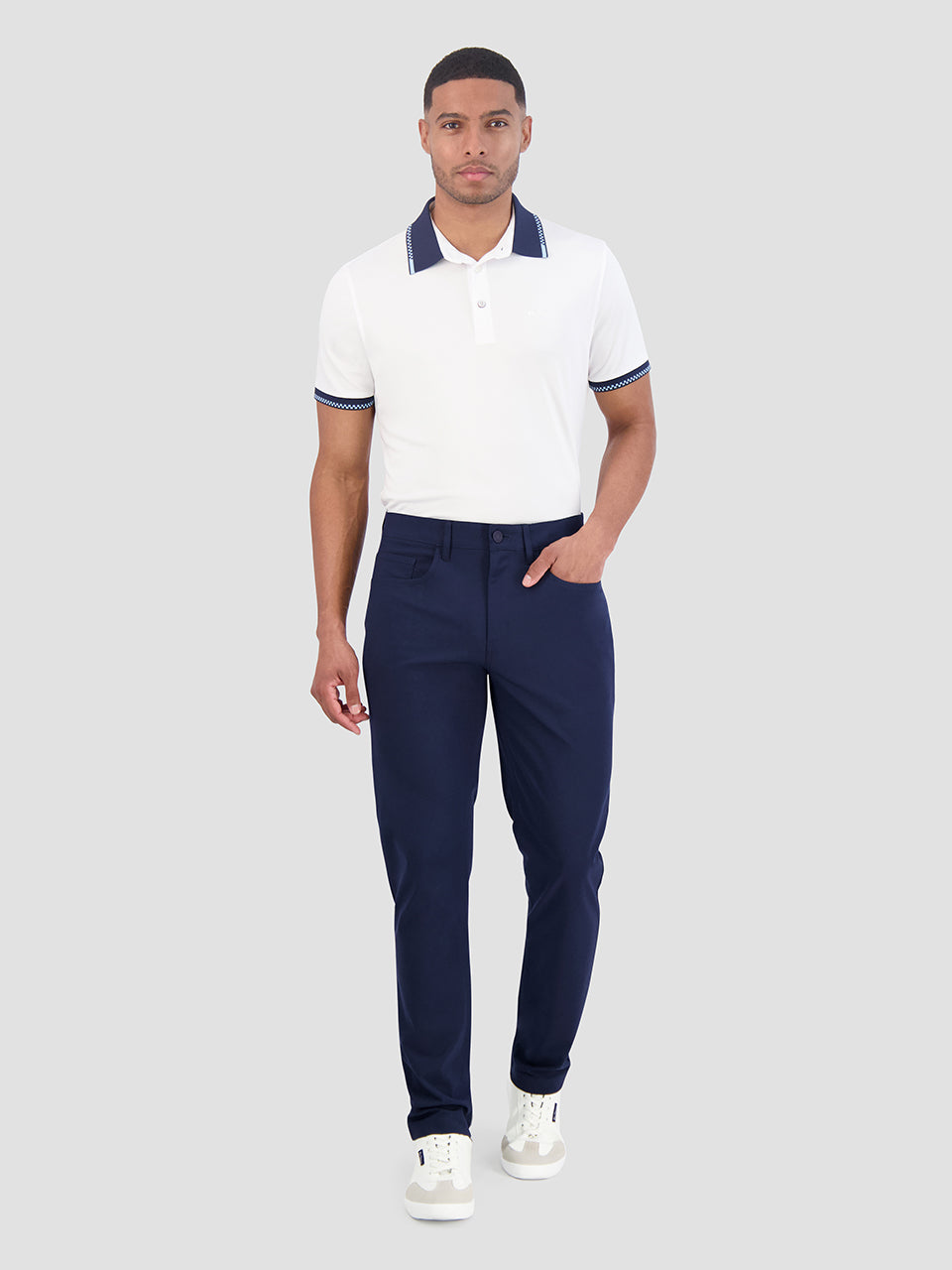 Pantalon Ben Sherman 4Way Stretch Tech Long Azul Marino | 734-EAYVJI