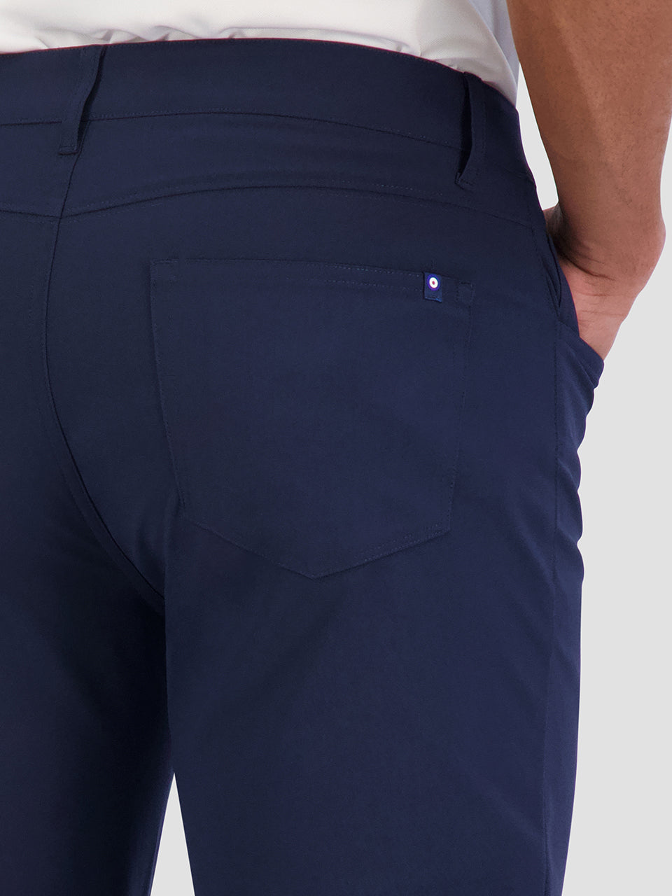 Pantalon Ben Sherman 4Way Stretch Tech Long Azul Marino | 734-EAYVJI