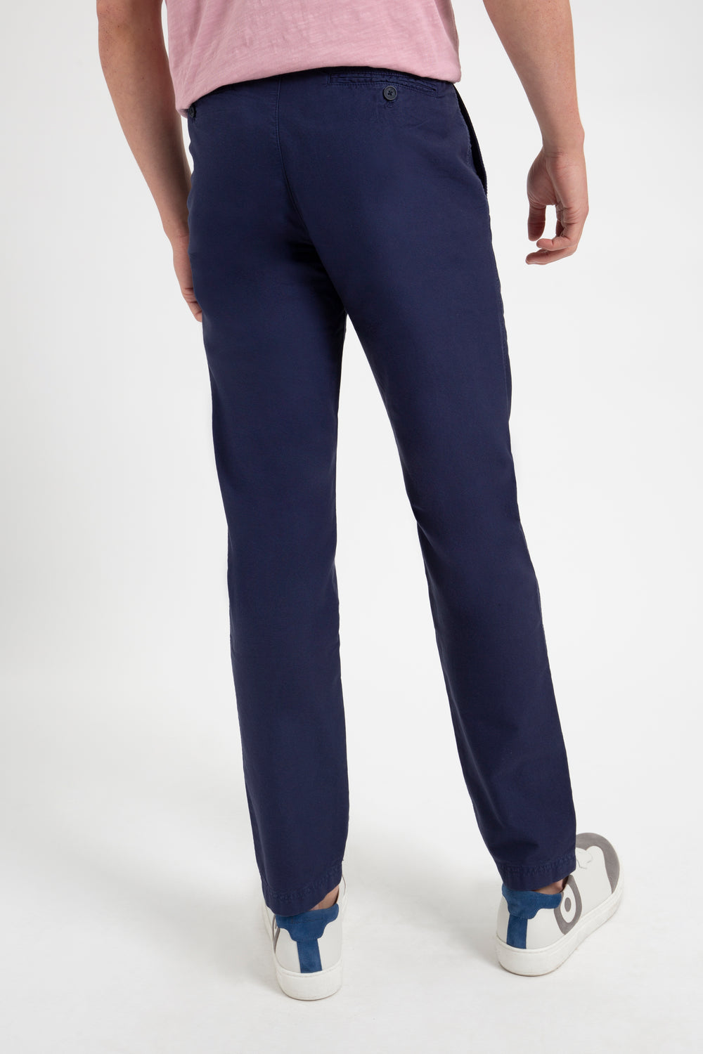 Pantalon Ben Sherman Beatnik Oxford Slim Taper Garment Dye Chino Azul Marino | 506-IARDFQ