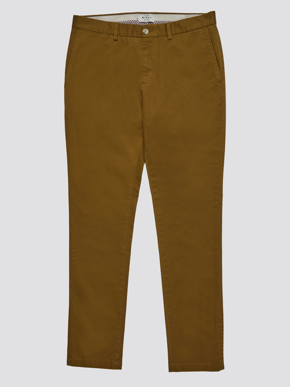 Pantalon Ben Sherman Signature Skinny Stretch Chino Marrones | 250-HPFDBR