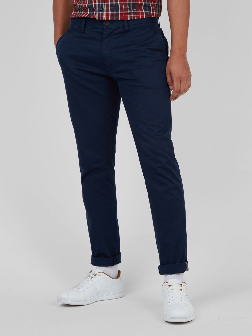 Pantalon Ben Sherman Signature Skinny Stretch Chino Azul Marino | 596-PLYIZH