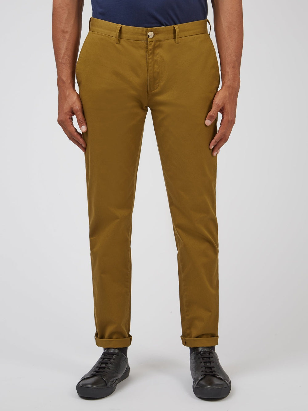 Pantalon Ben Sherman Signature Slim Stretch Chino Marrones | 615-IHRXMU