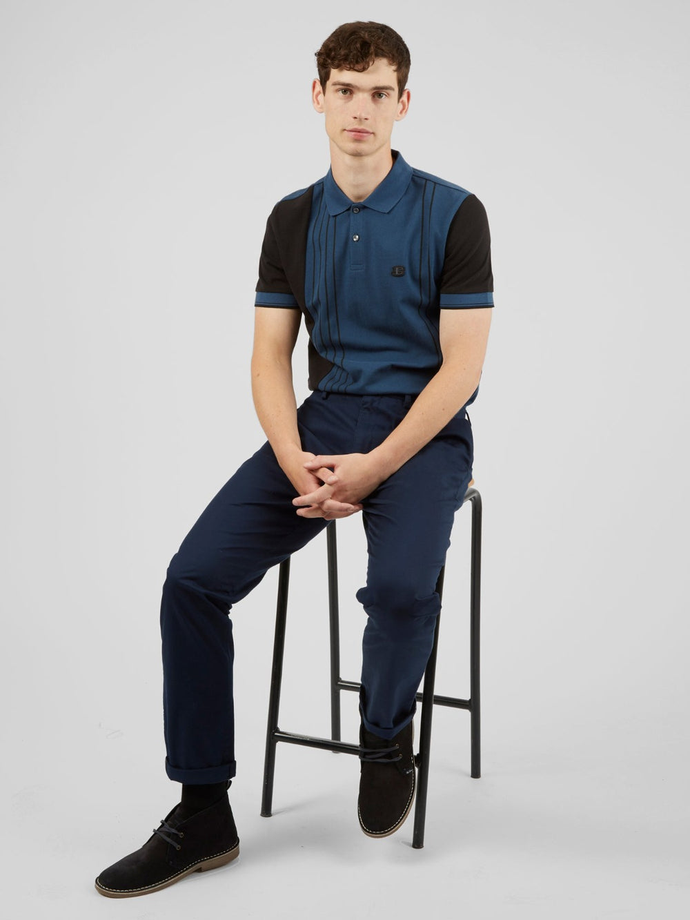 Pantalon Ben Sherman Signature Slim Stretch Chino Azul Marino | 982-GRKQBM