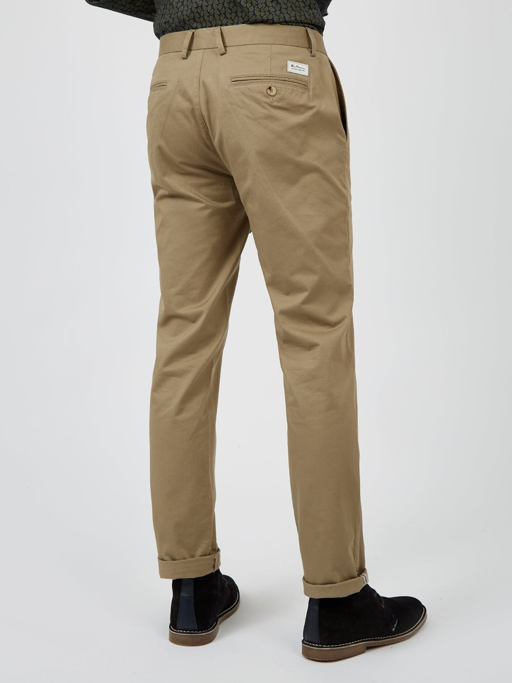 Pantalon Ben Sherman Signature Slim Stretch Chino Gris | 069-HNEGPJ