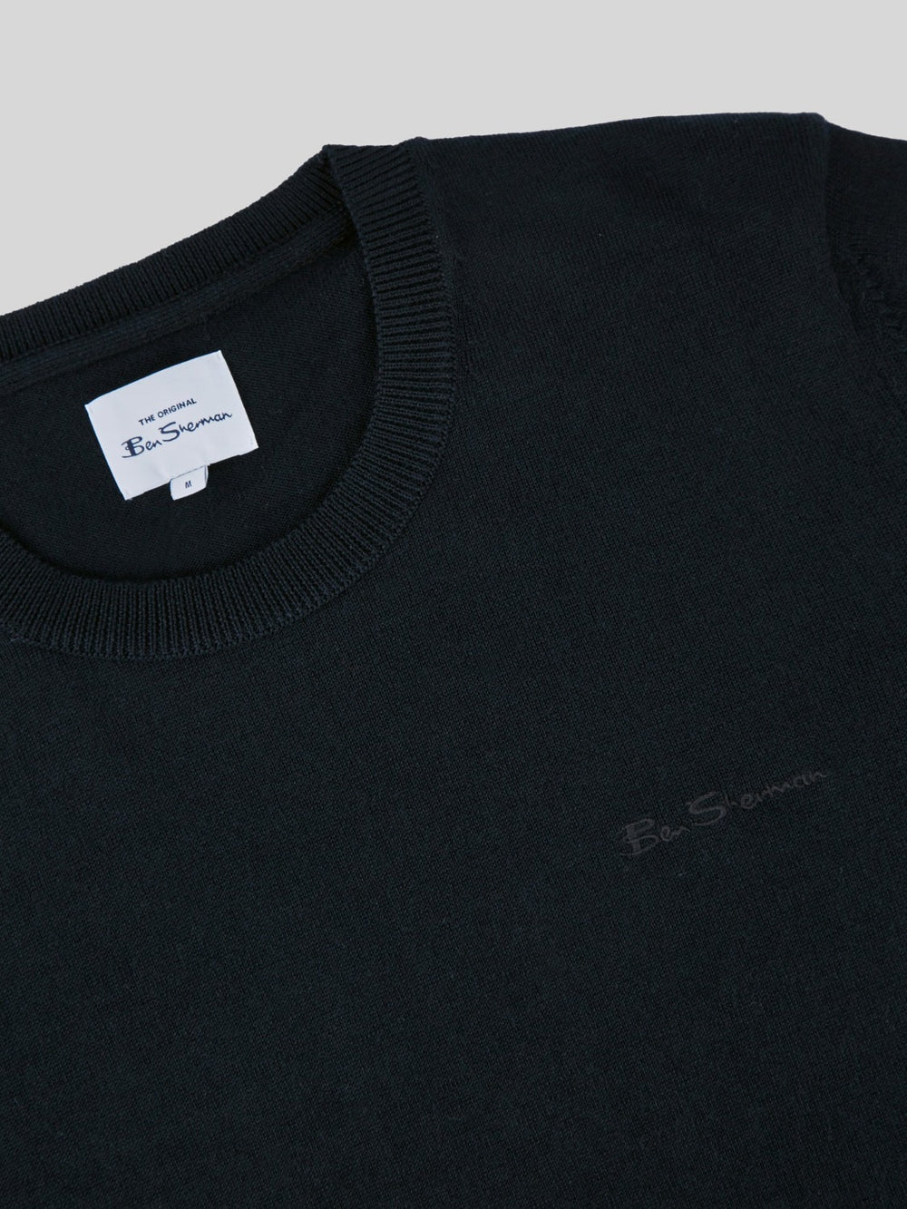 Prendas De Punto Ben Sherman Signature Crewneck Negras | 708-CWPTMA