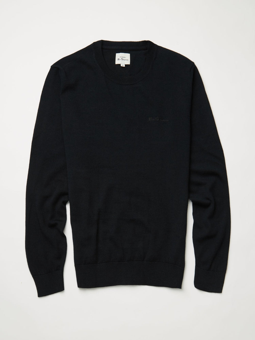 Prendas De Punto Ben Sherman Signature Crewneck Negras | 708-CWPTMA