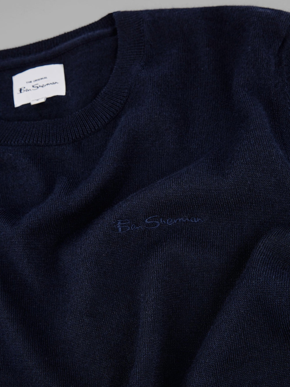 Prendas De Punto Ben Sherman Signature Crewneck Azul Marino | 826-OGXHEY