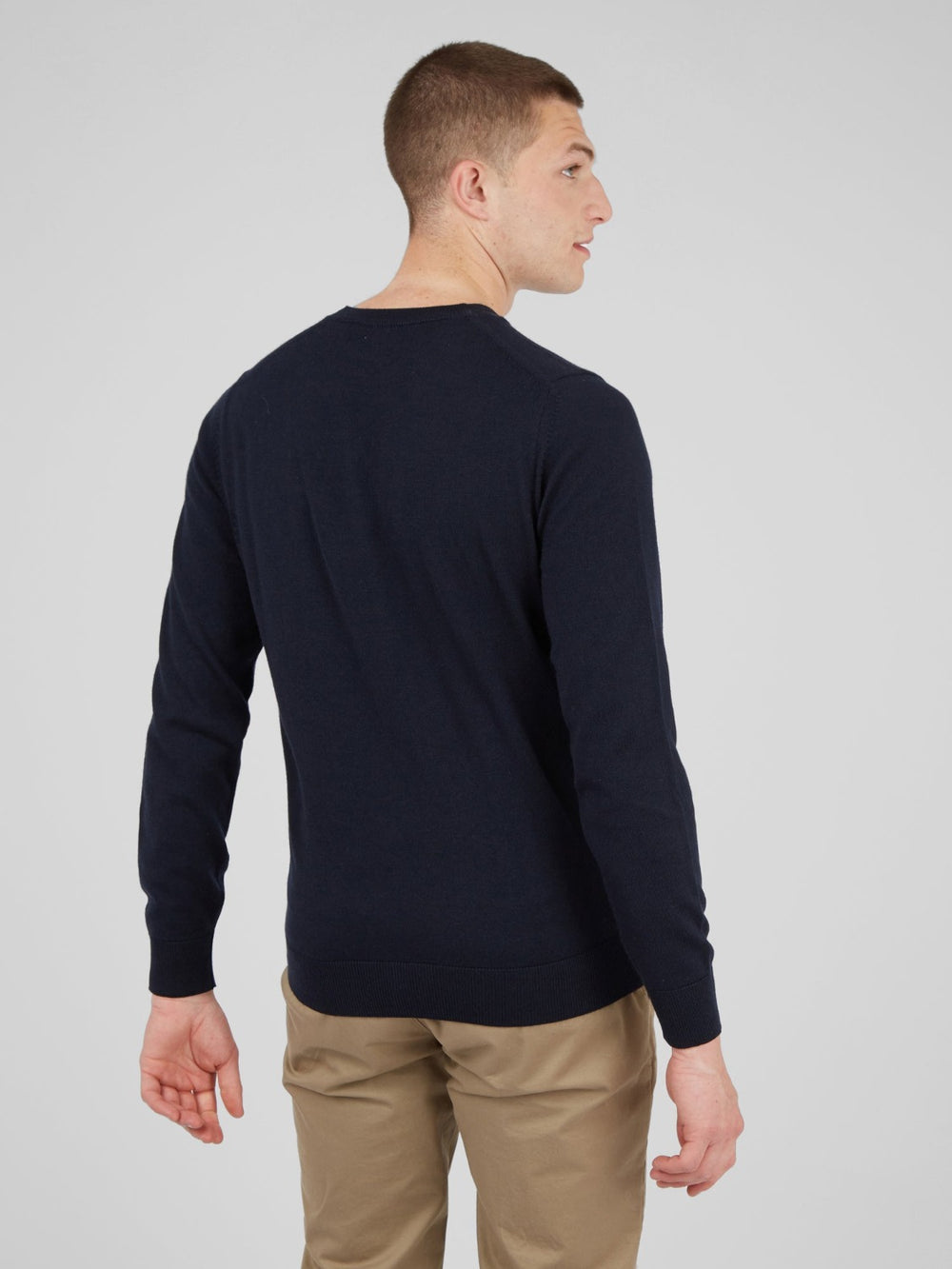 Prendas De Punto Ben Sherman Signature Crewneck Azul Marino | 826-OGXHEY