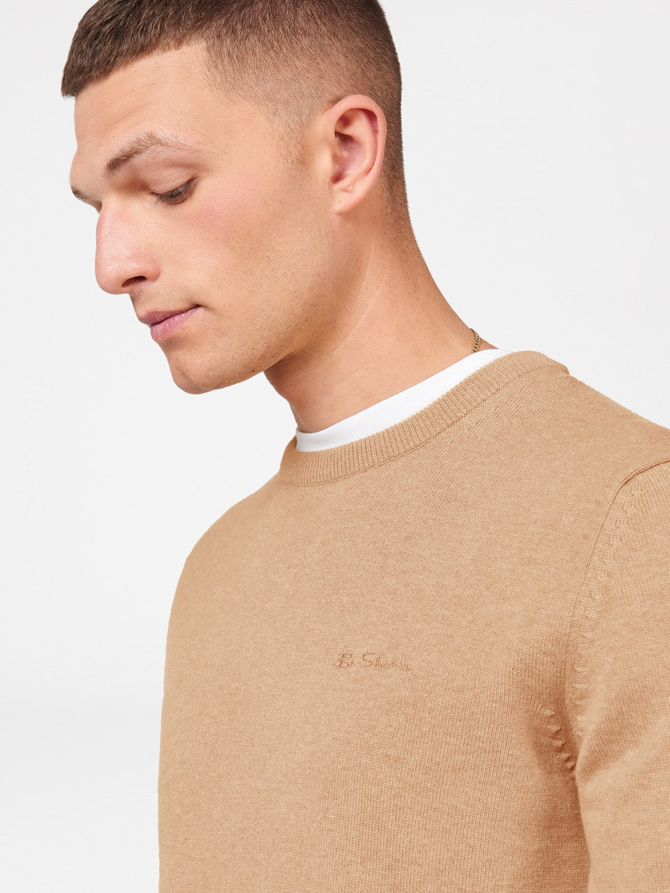 Prendas De Punto Ben Sherman Signature Crewneck Gris | 709-PTQLXE