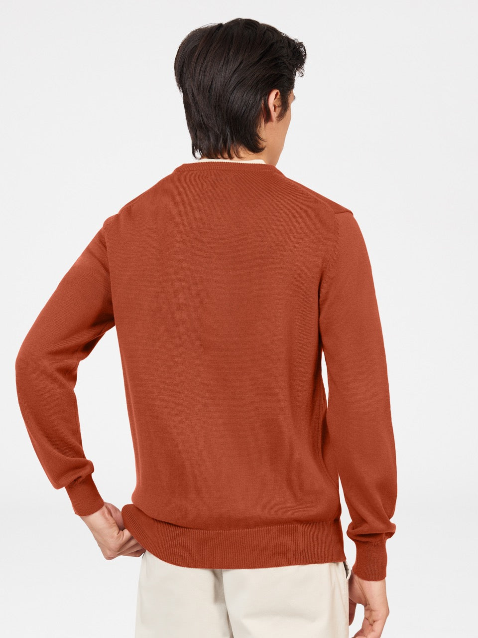 Prendas De Punto Ben Sherman Signature Crewneck Naranjas | 501-IVPMNO