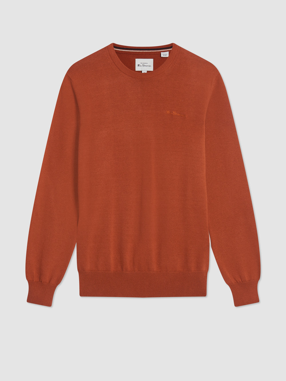 Prendas De Punto Ben Sherman Signature Crewneck Naranjas | 501-IVPMNO