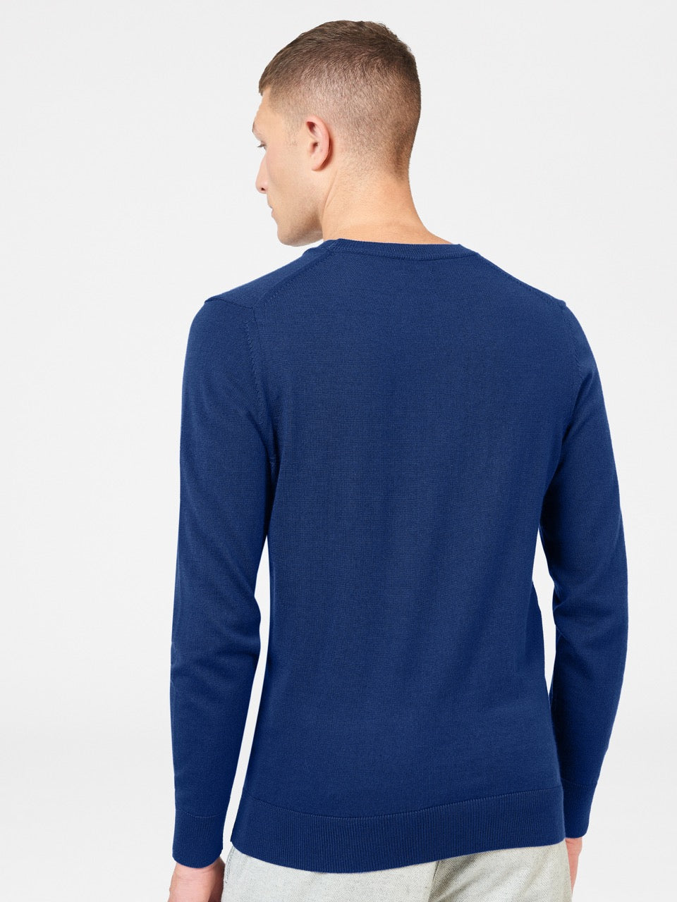 Prendas De Punto Ben Sherman Signature Merino Crewneck Azules | 572-OMVABD