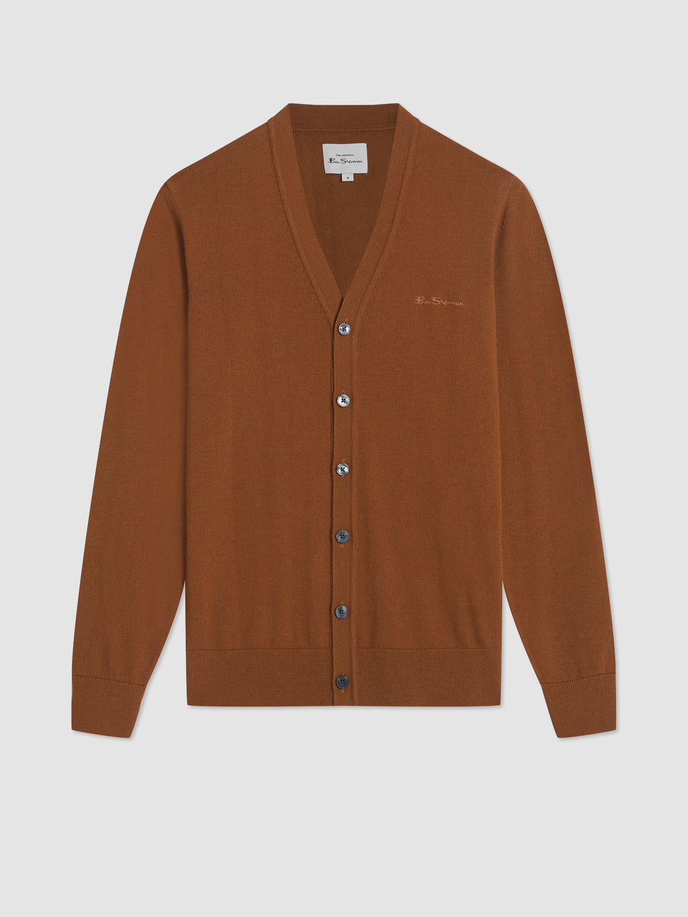 Prendas De Punto Ben Sherman Signature Merino Cardigan Marrones | 789-QEVMCG