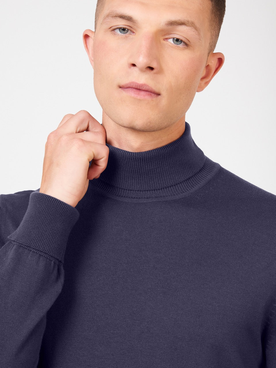 Prendas De Punto Ben Sherman Signature Roll Neck Moradas | 210-EAOYFR