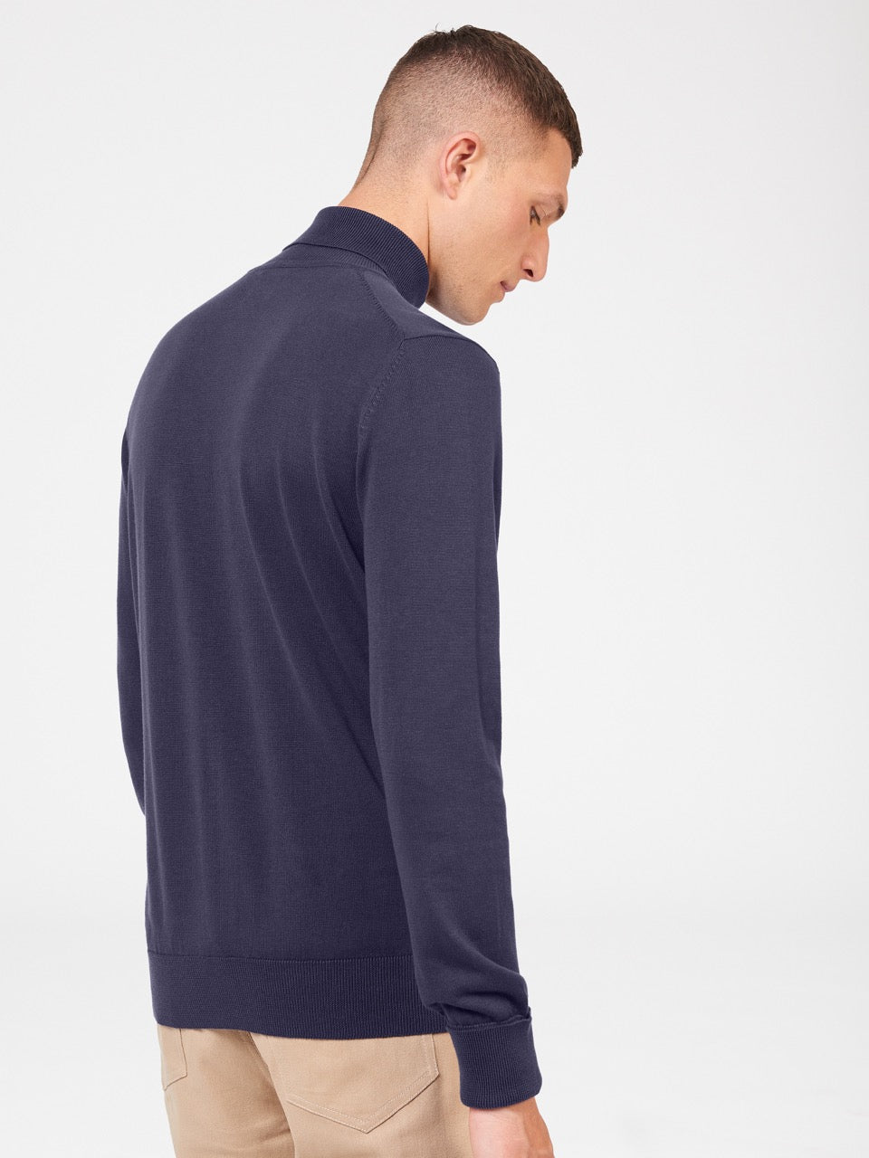 Prendas De Punto Ben Sherman Signature Roll Neck Moradas | 210-EAOYFR