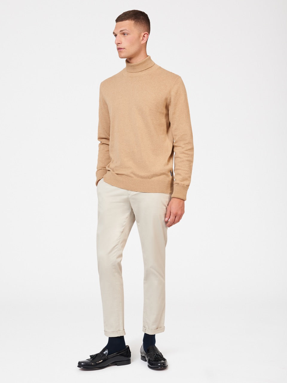 Prendas De Punto Ben Sherman Signature Roll Neck Gris | 179-NDJBUA