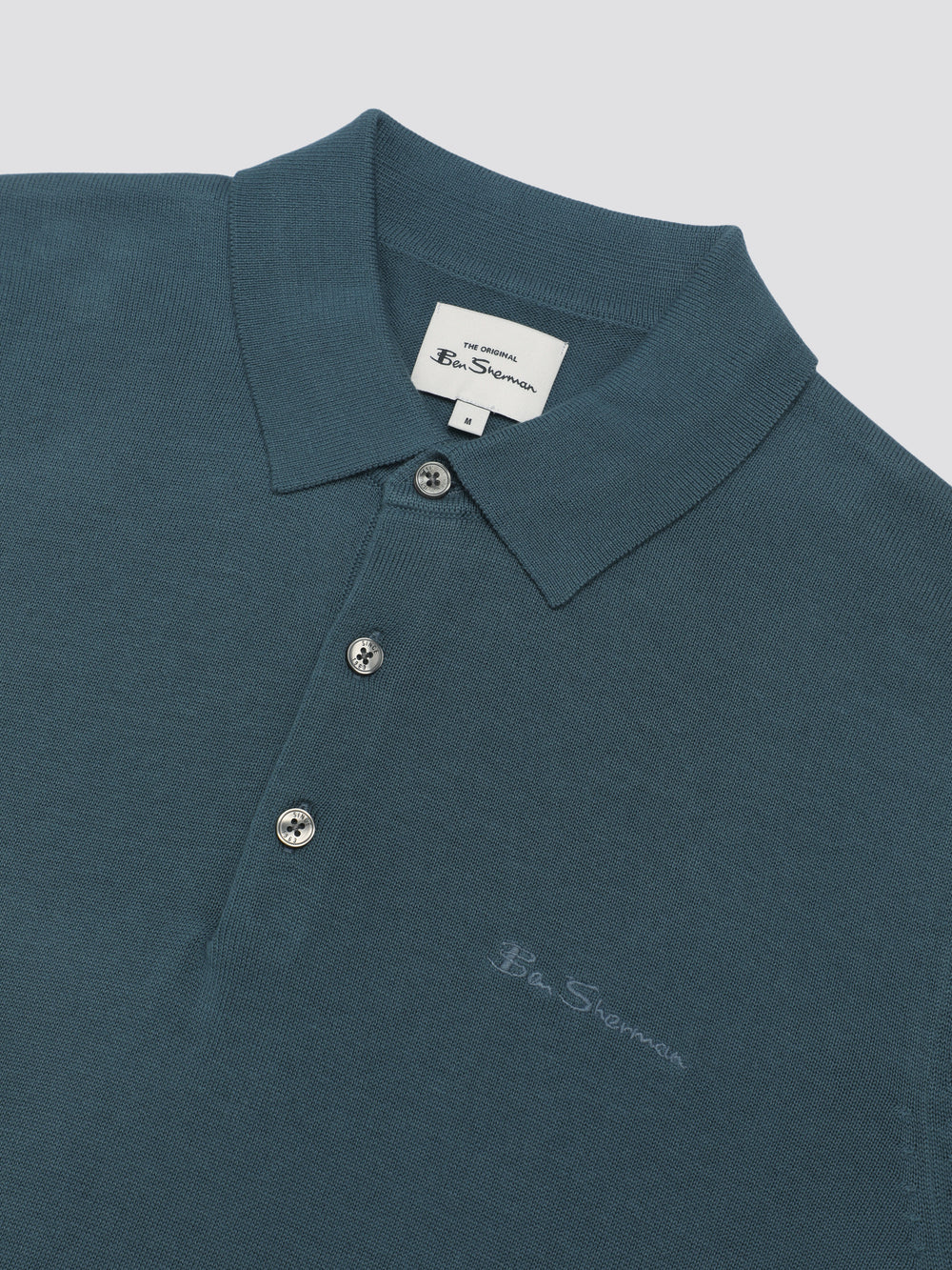 Prendas De Punto Ben Sherman Signature Short Sleeve Polo Turquesa | 421-ZFCDUK