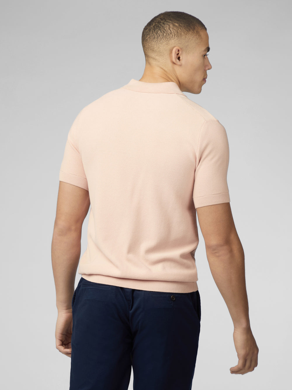 Prendas De Punto Ben Sherman Signature Textured Polo Rosas | 042-OGWKBH