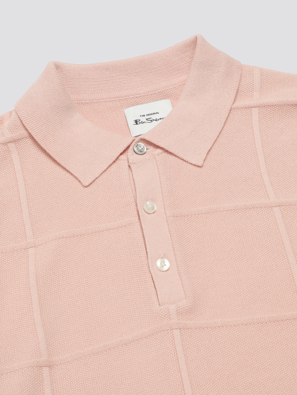 Prendas De Punto Ben Sherman Signature Textured Polo Rosas | 042-OGWKBH