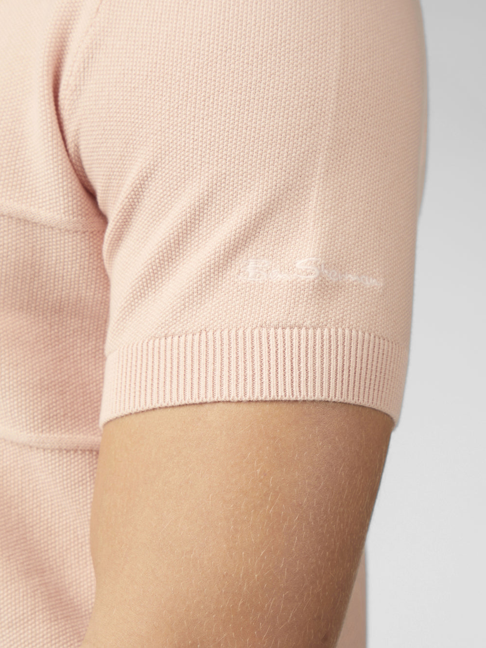 Prendas De Punto Ben Sherman Signature Textured Polo Rosas | 042-OGWKBH