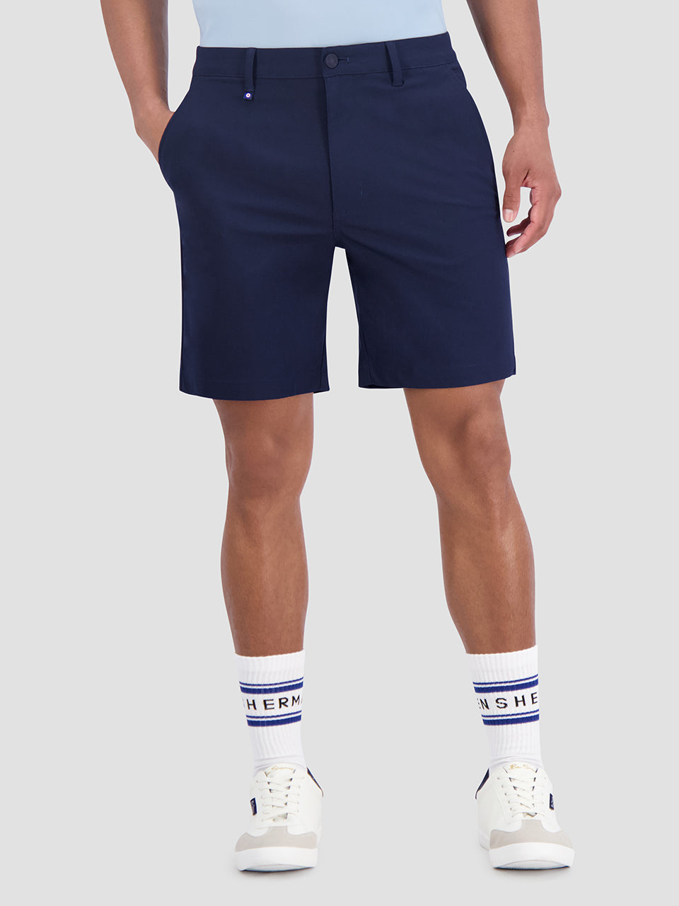 Short Ben Sherman 4Way Stretch Tech Azul Marino | 894-IPRZDV