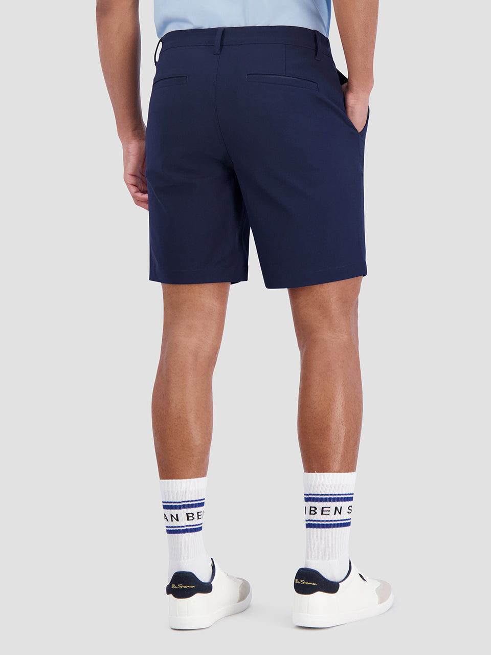 Short Ben Sherman 4Way Stretch Tech Azul Marino | 894-IPRZDV