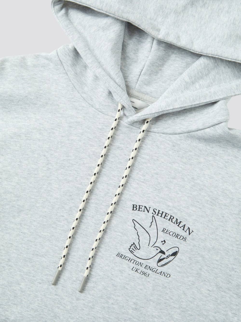 Sudaderas Ben Sherman Brighton Records Graphic Gris | 834-QZHCWK