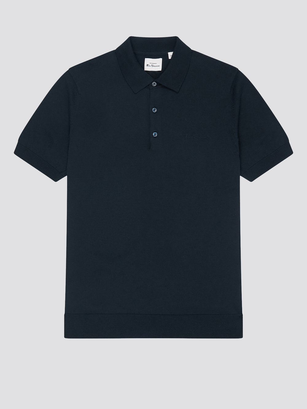 Suéteres De Cuello Polo Ben Sherman Signature Azul Marino | 215-WCODTY