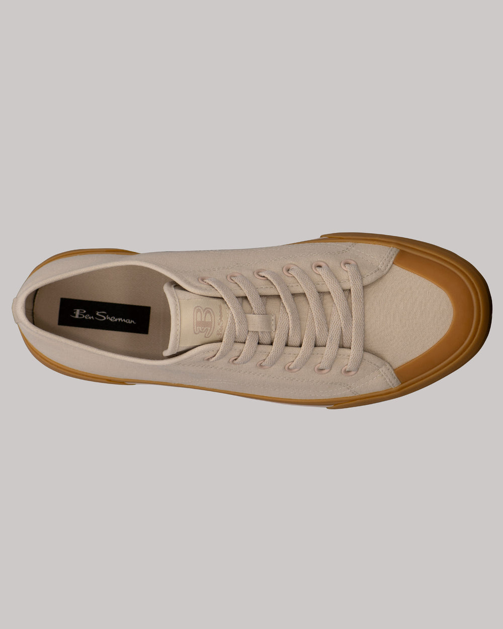 Zapatillas Ben Sherman Belfast Beige Claro | 908-TLVFBH