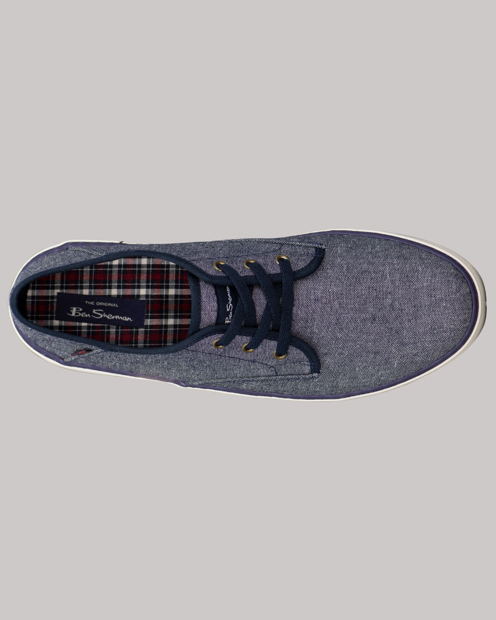 Zapatillas Ben Sherman Camden Azul Marino Blancas | 658-HABDQC