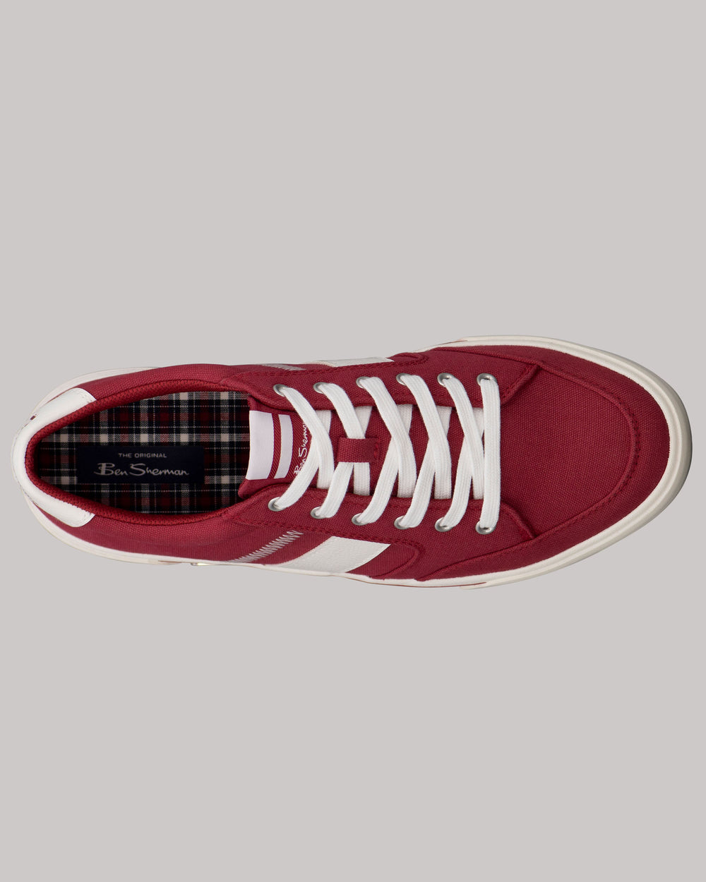 Zapatillas Ben Sherman Hawthorn Rojas Blancas | 163-UYXTLV