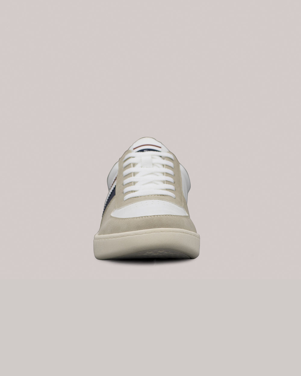 Zapatillas Ben Sherman Hyde Navy Stripe Blancas | 950-XMUQFR